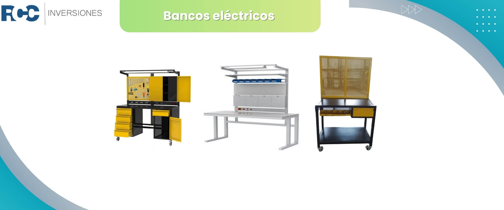 armarios, bancos de trabajo, bancos electricos, herramenteros 001